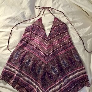 Free People Boho Halter Tanktop